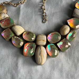 Elegant Multicolor Stone Necklace